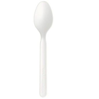 COLHERES 16 CM BRANCO CPLA - 50 UN