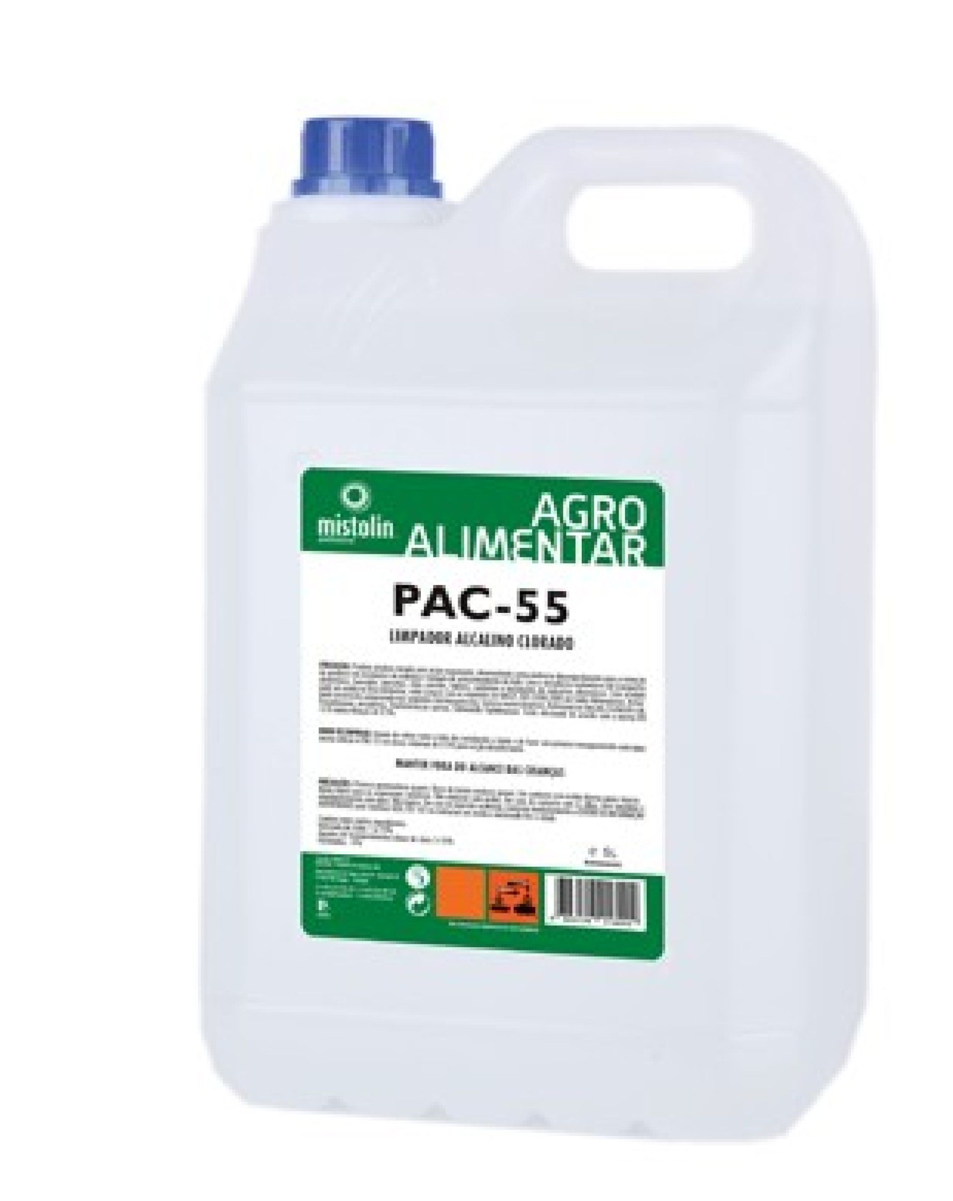 DETERG. ALCALINO CLORADO PAC-55 - 5 LT DETERG. ALCALINO CLORADO PAC-55 - 5 LT